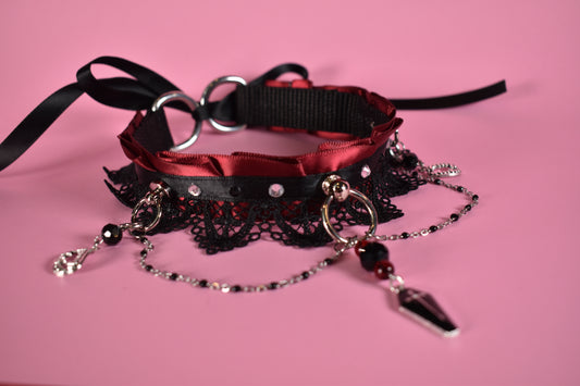 Halloween 2025 - Vampire Queen Extra Lace Chain Choker