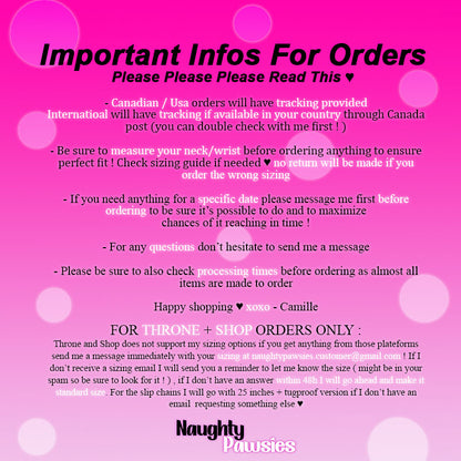 Biothane chain Leash - Pink - Valentine's collection 2006