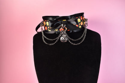 Pumpkin Chains Halloween 2024 Choker