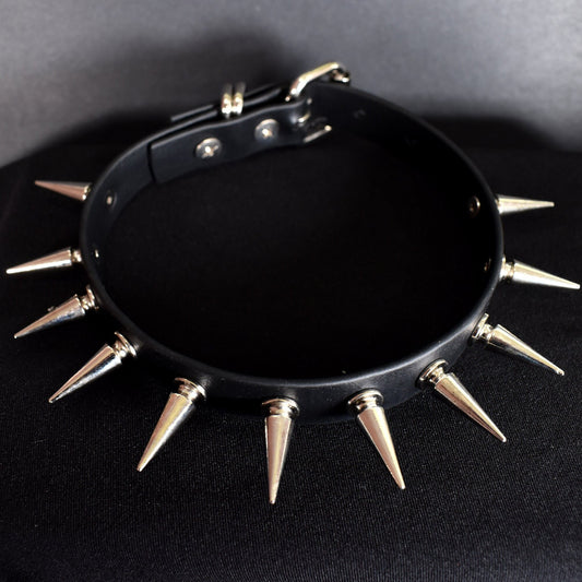 Biothane 3/4 Inch Long Spiked Choker