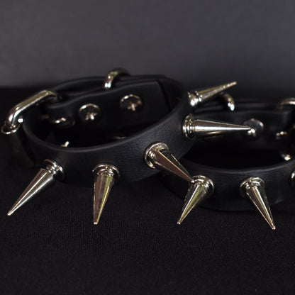 Biothane Spiked Cuffs
