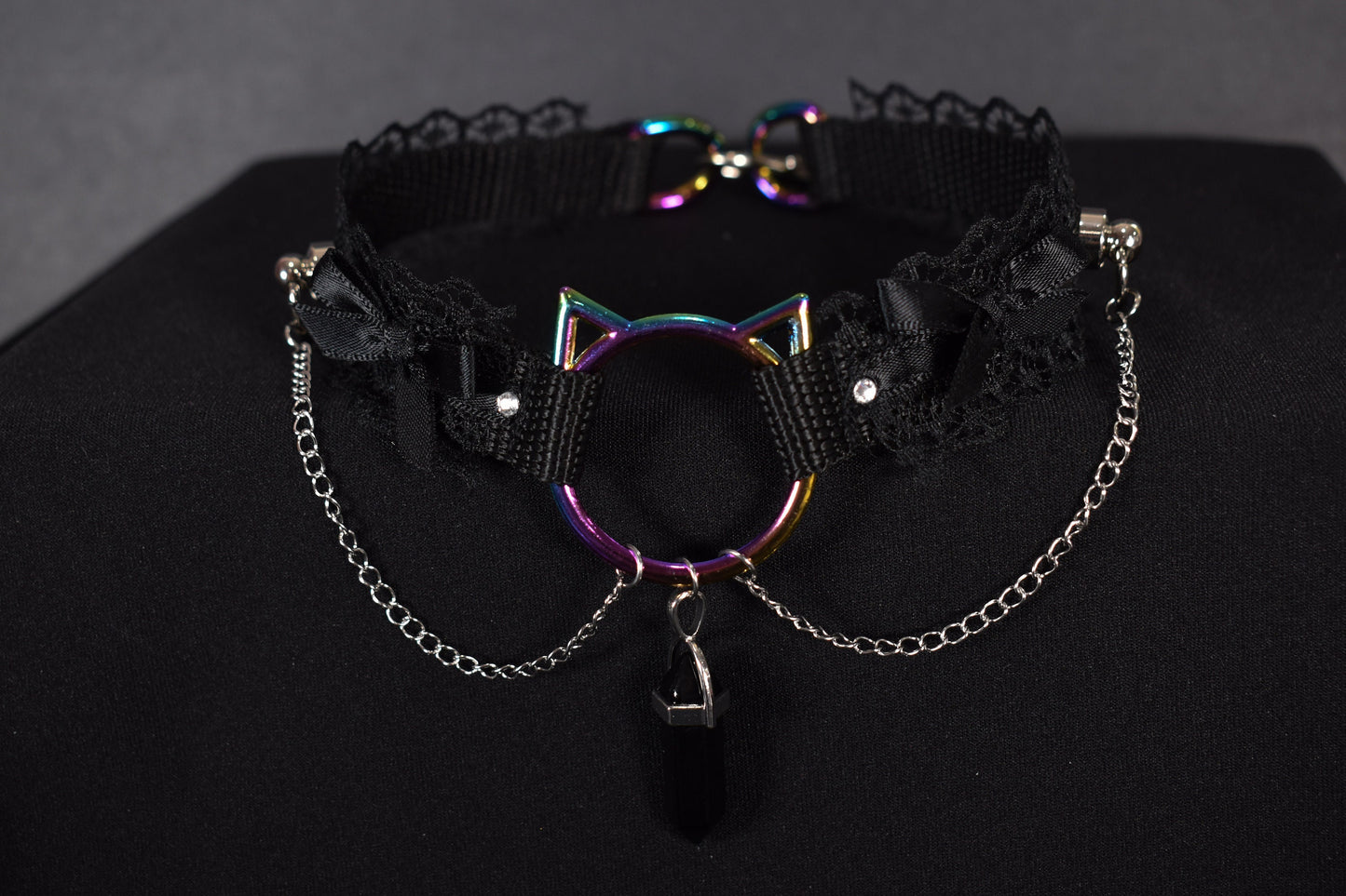 Rainbow Kitty Extra Choker