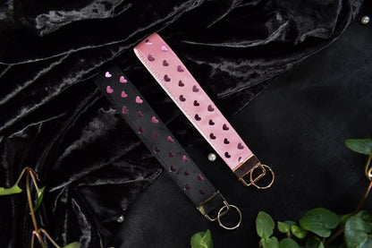 Cute Heart Keychains / Wrist Key Chain