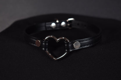 Biothane Black Heart Choker