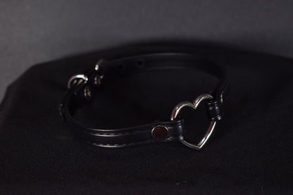 Biothane Black Heart Choker