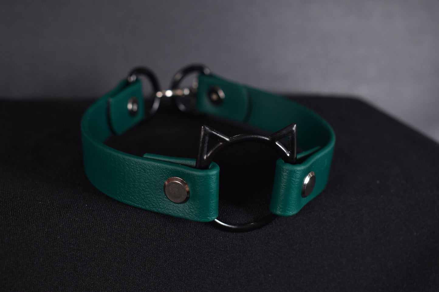 Biothane Dark Green Kitty Choker