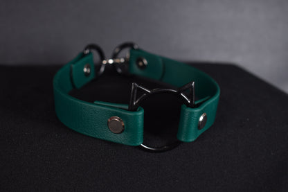 Biothane Dark Green Kitty Choker