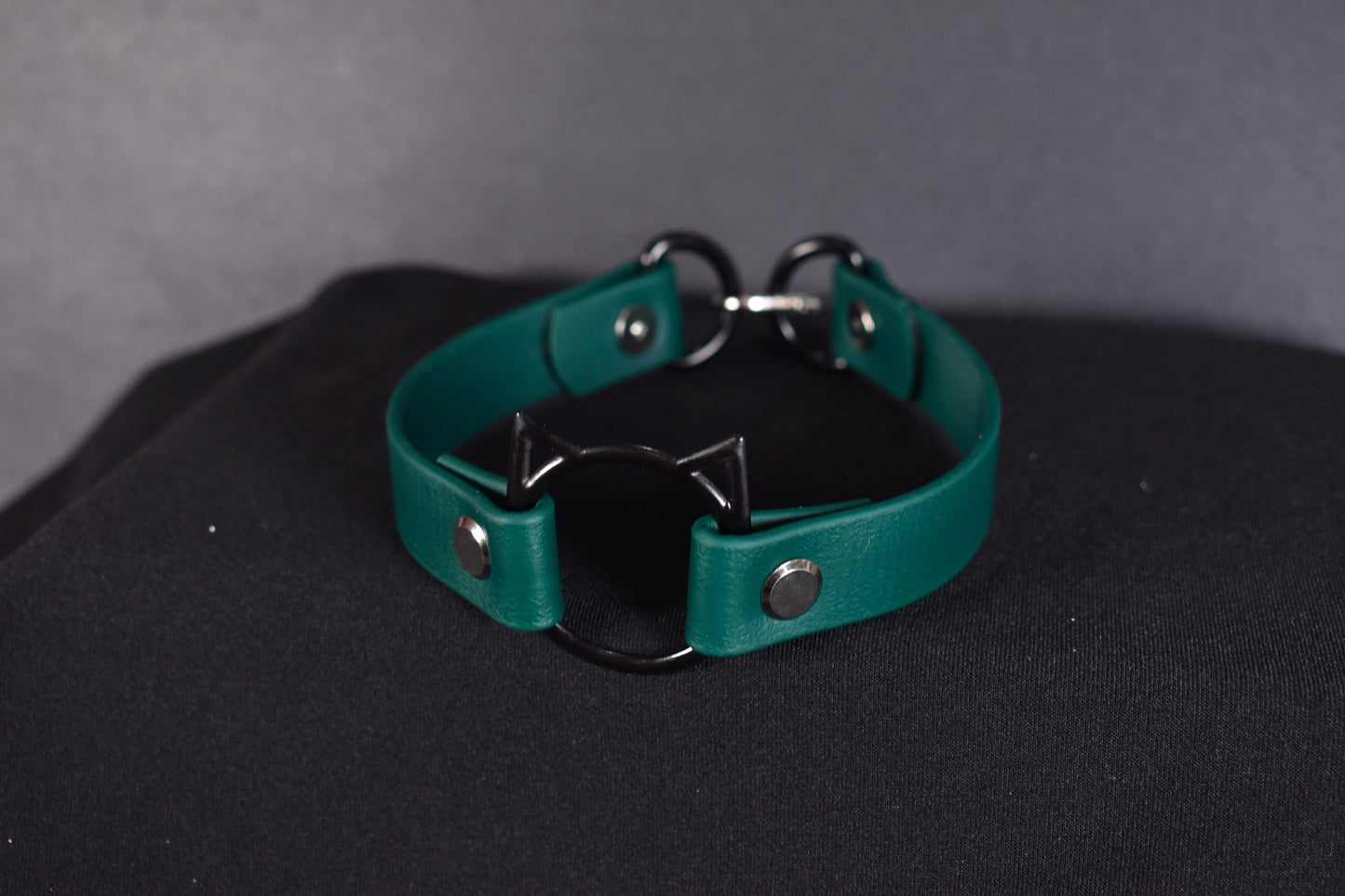 Biothane Dark Green Kitty Choker