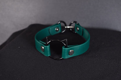 Biothane Dark Green Kitty Choker
