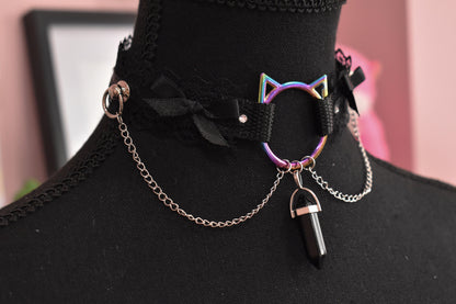 Rainbow Kitty Extra Choker