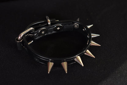 Biothane Short Spiked Cuffs