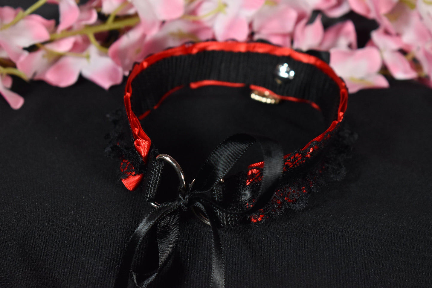 Fancy Red Heart Choker