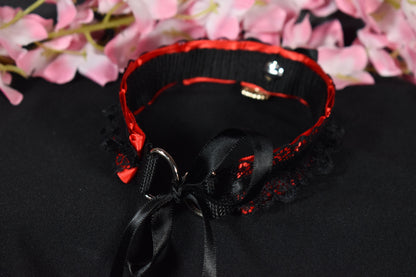 Fancy Red Heart Choker