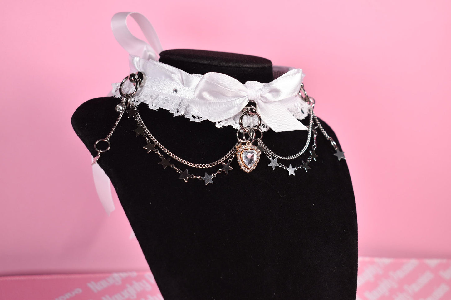 Made to your size / Silver colored Bridal Choker