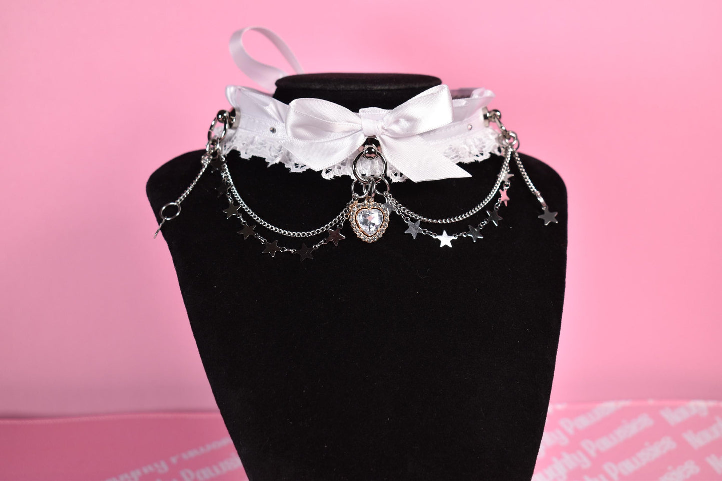 Made to your size / Silver colored Bridal Choker