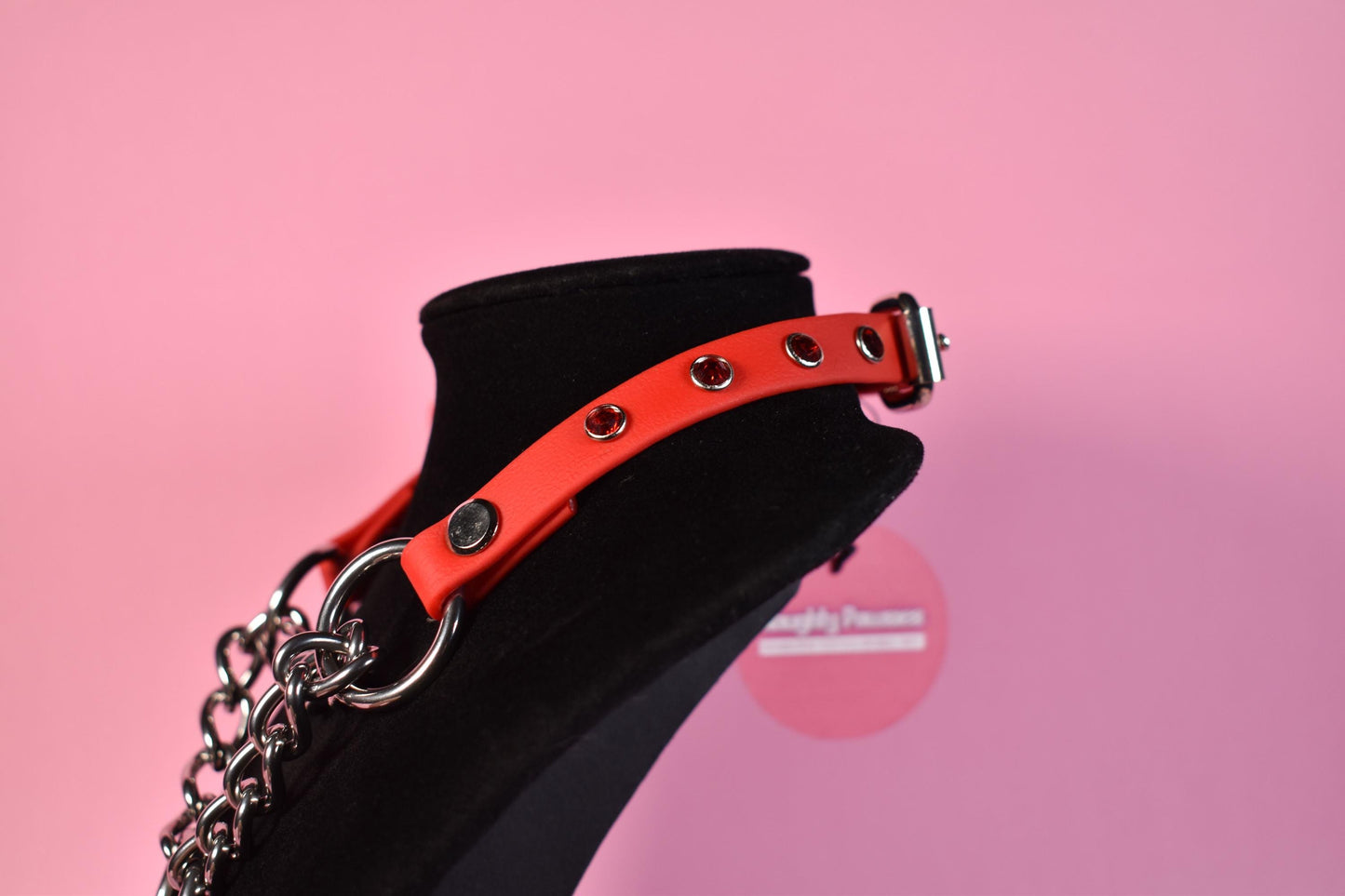 made to your size   / Red heart  Biothane Martingale 1/2 inch