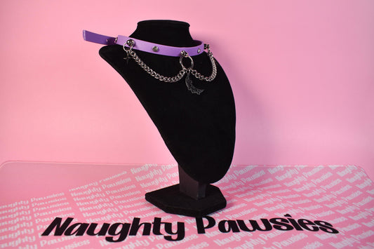 Made to your size / Purple moon biothane choker