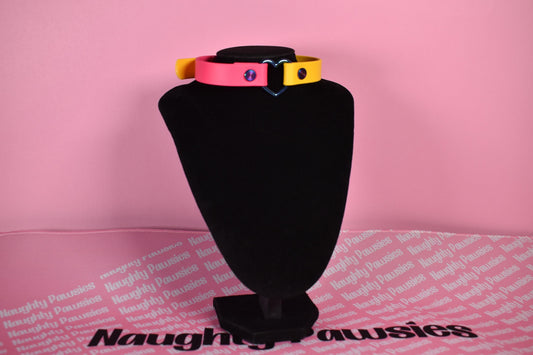 Made to your size / Pansexual pride  heart choker