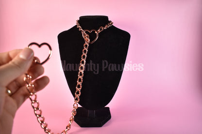 Thick Stainless Steel Slip Chain / Rosegold