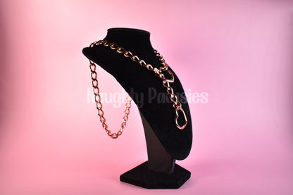 Thick Stainless Steel Slip Chain / Rosegold