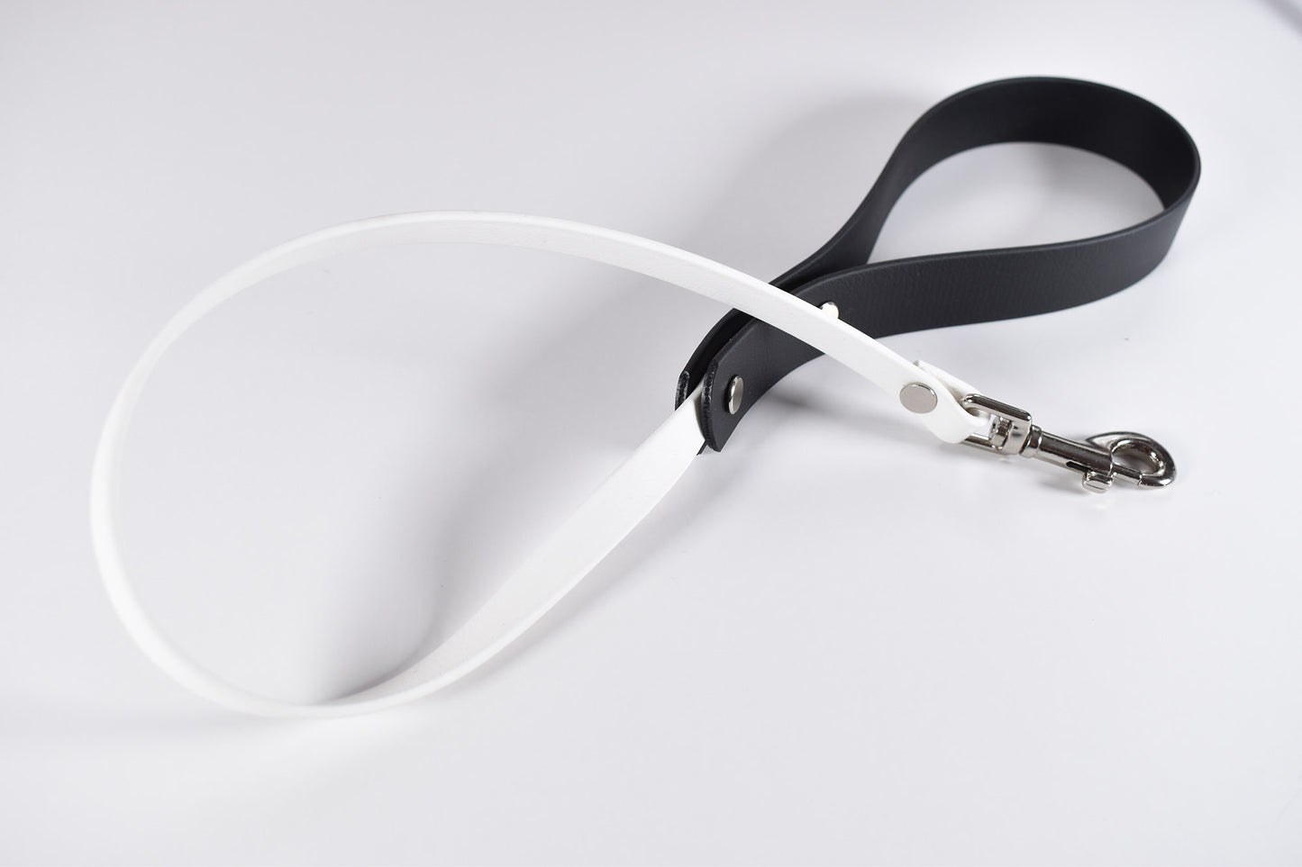 White Biothane Leash