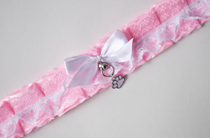 Pink Paw Choker