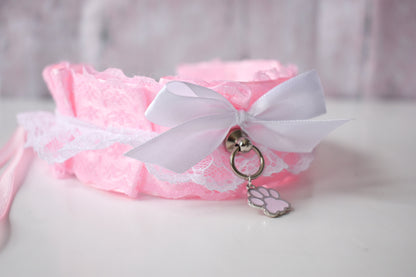 Pink Paw Choker
