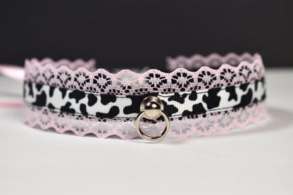 Pink Thin Moo Moo Choker
