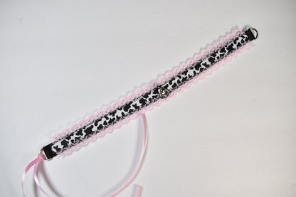 Pink Thin Moo Moo Choker