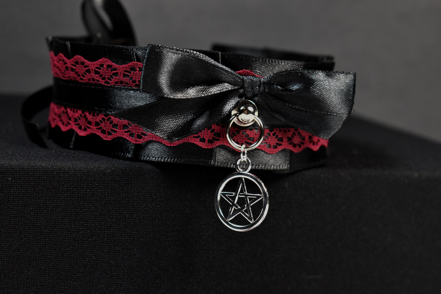 Red Goth Choker