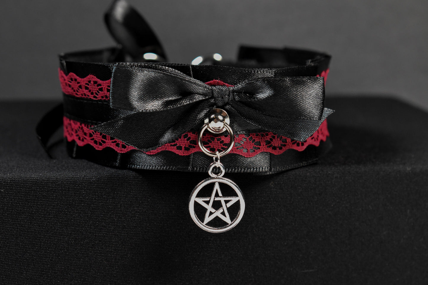 Red Goth Choker