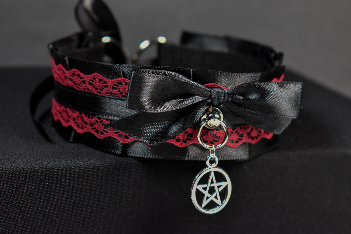 Red Goth Choker