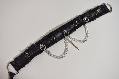 Spikey Machete Kitten Choker