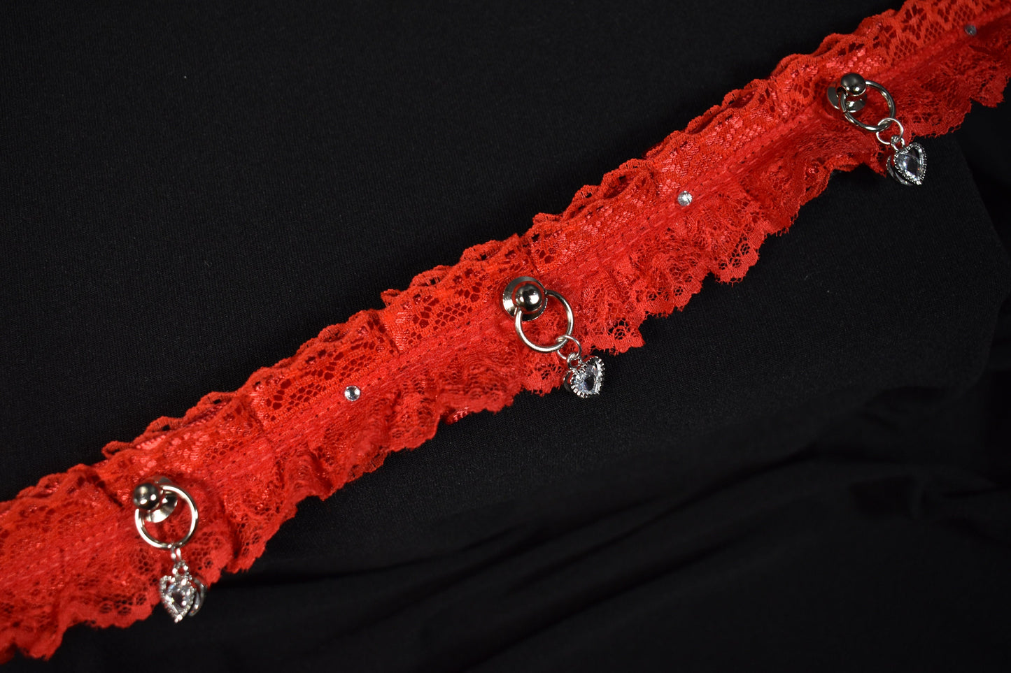 Red Lace Valentine's Choker