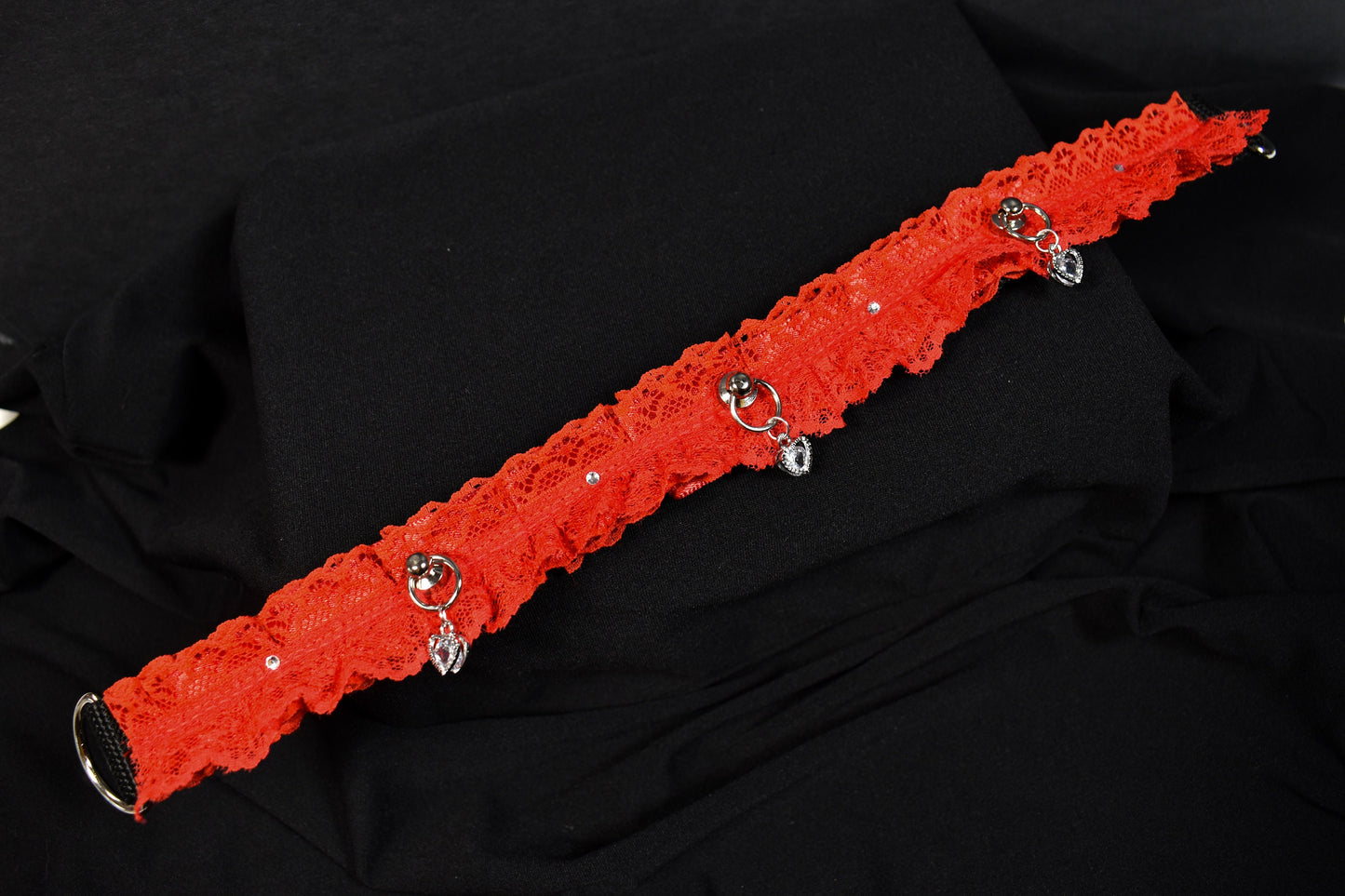 Red Lace Valentine's Choker