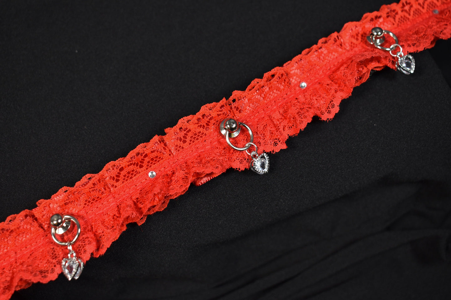 Red Lace Valentine's Choker