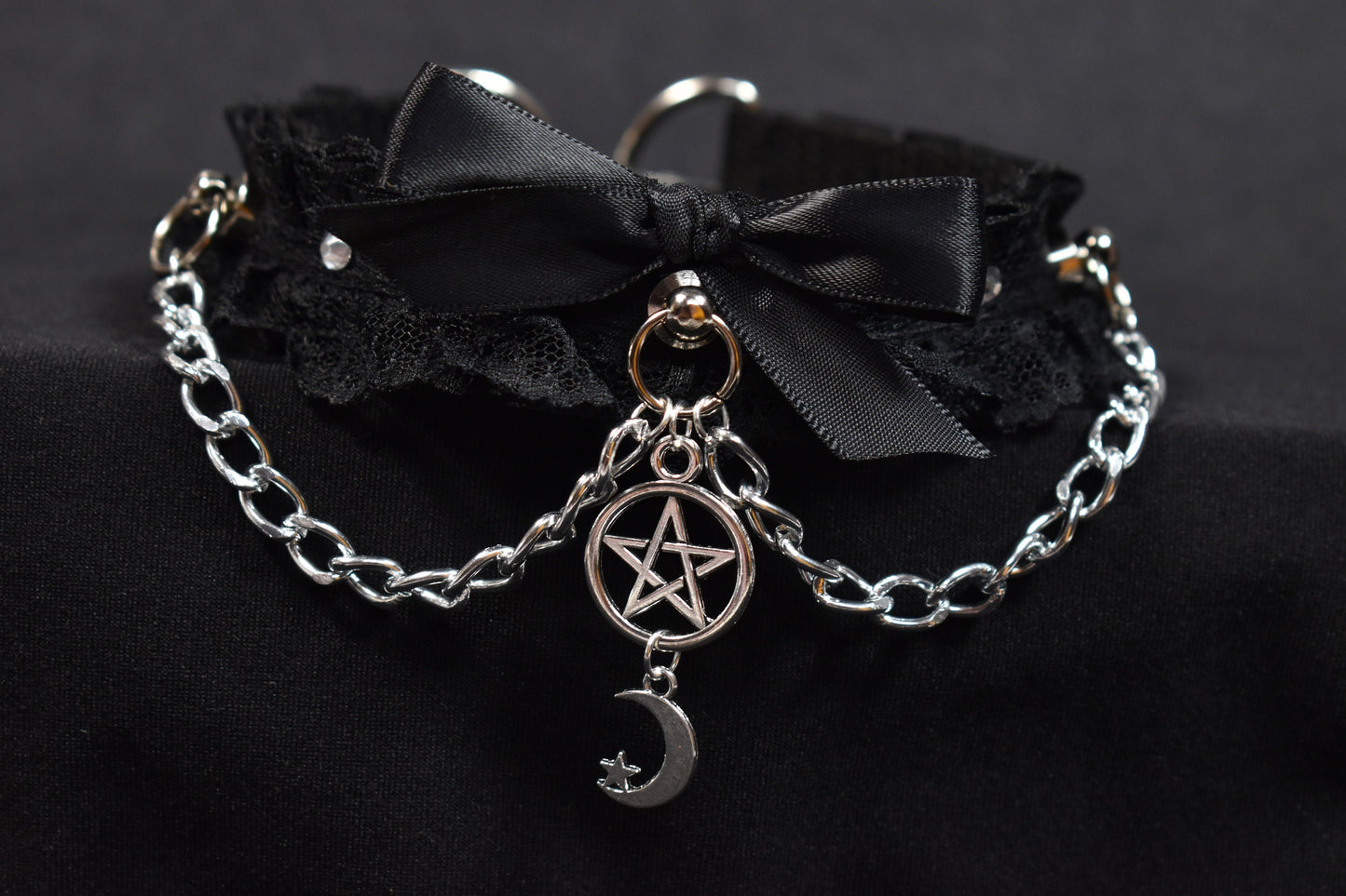 Witchy goth choker / Made to your size
