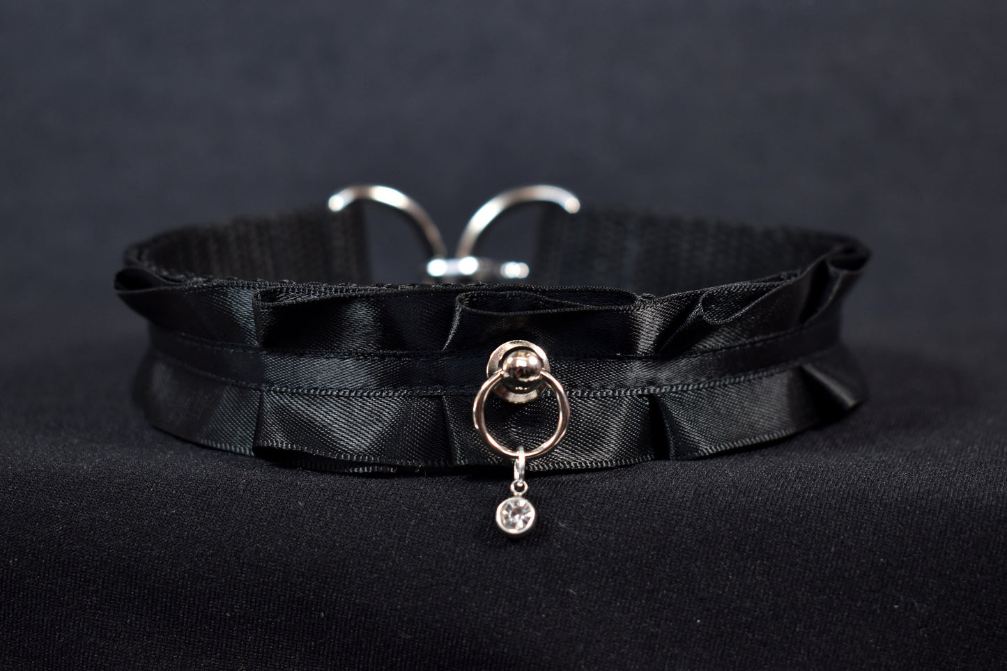 Sleek Black Collar Choker