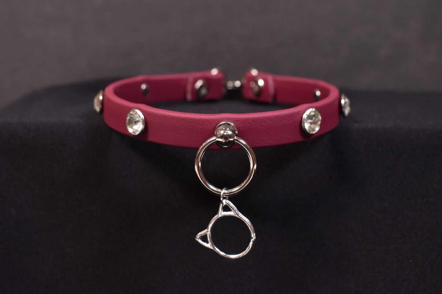 Made to your size / Biothane  Wine kitty choker