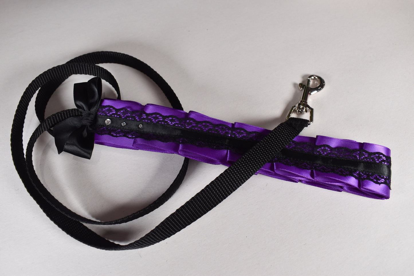 MADE TO ORDER Purple  Kitten play leash