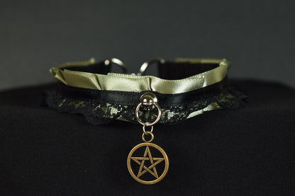 Green Pentacle Choker